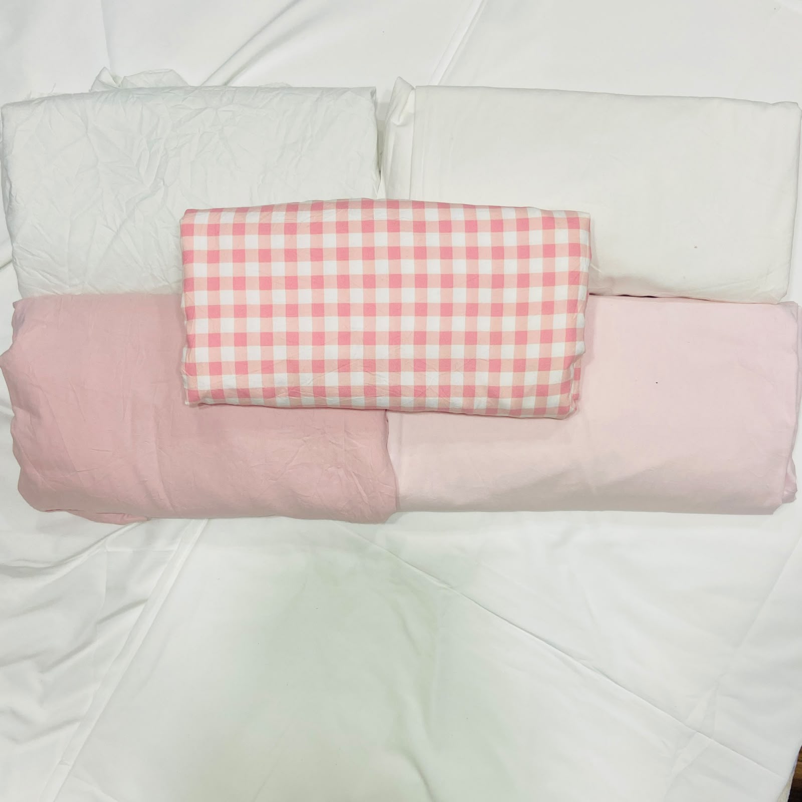 Pink bedsheets