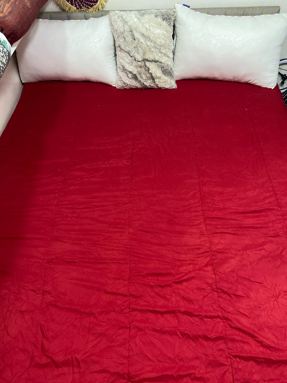 Red duvet