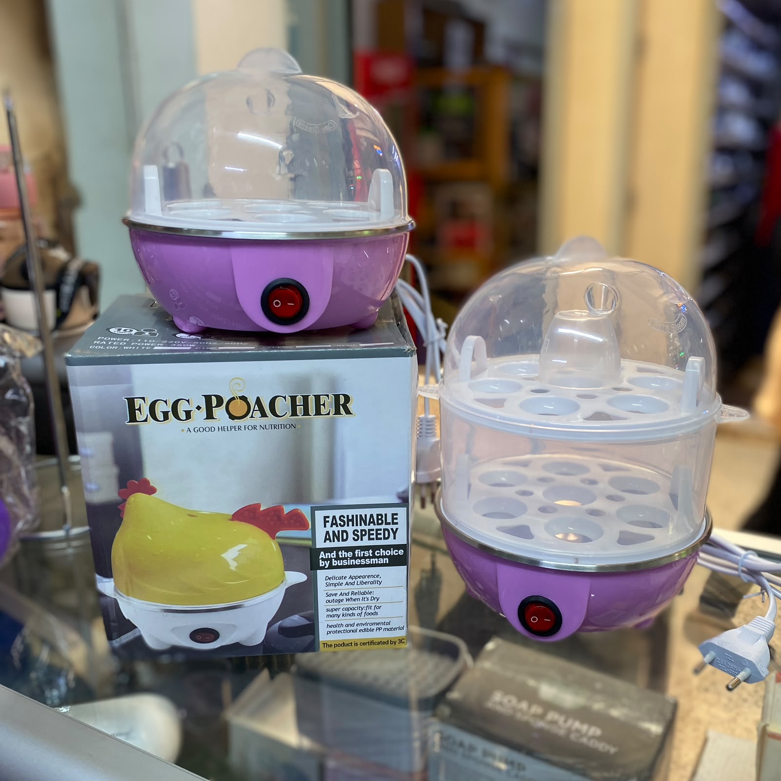 Egg poacher. Double layer