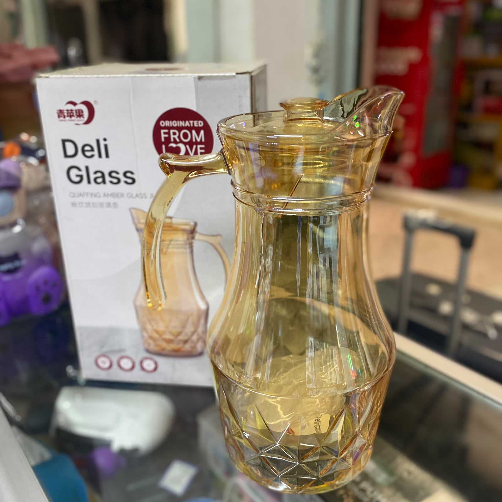 Golden water Jug