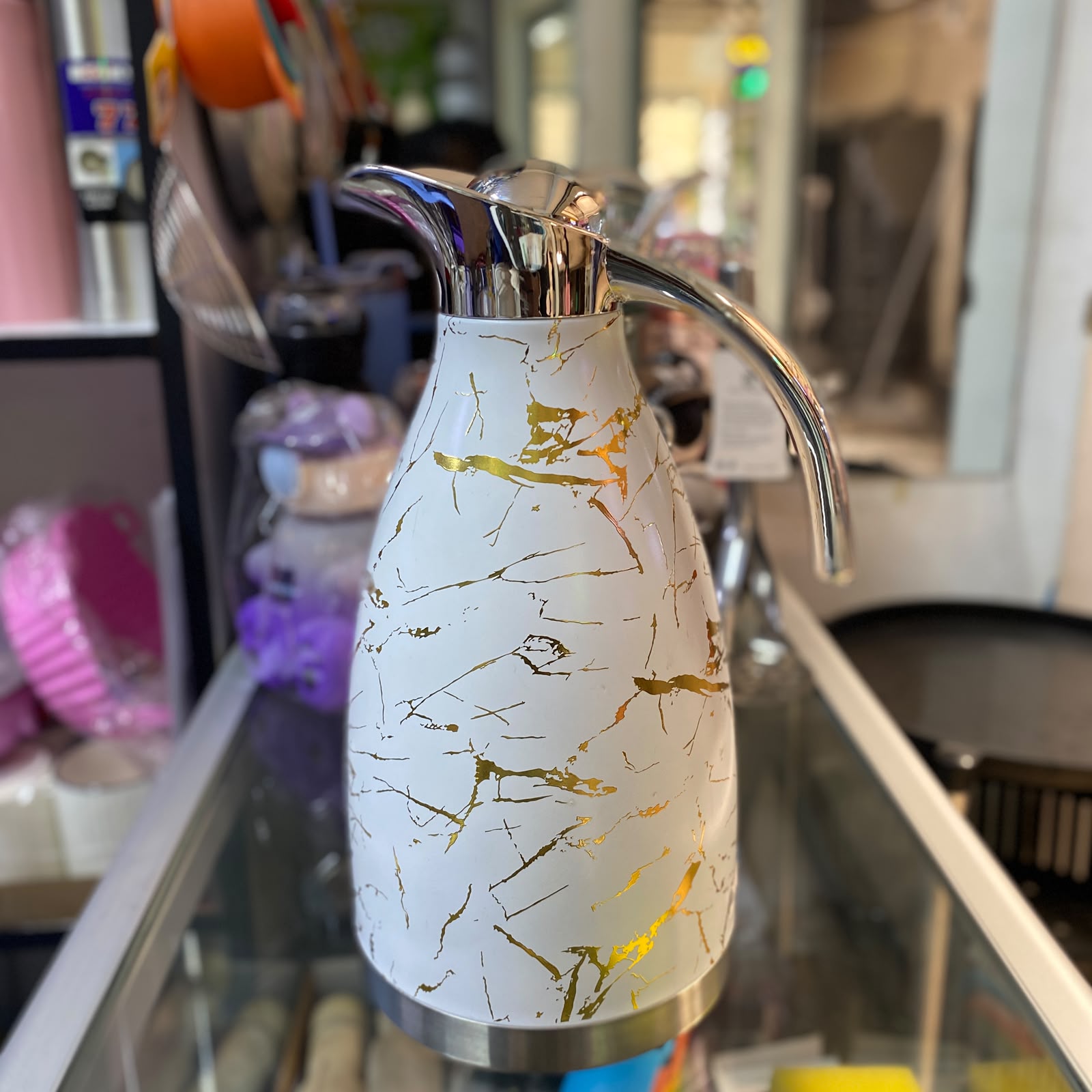 Marble stainless flask