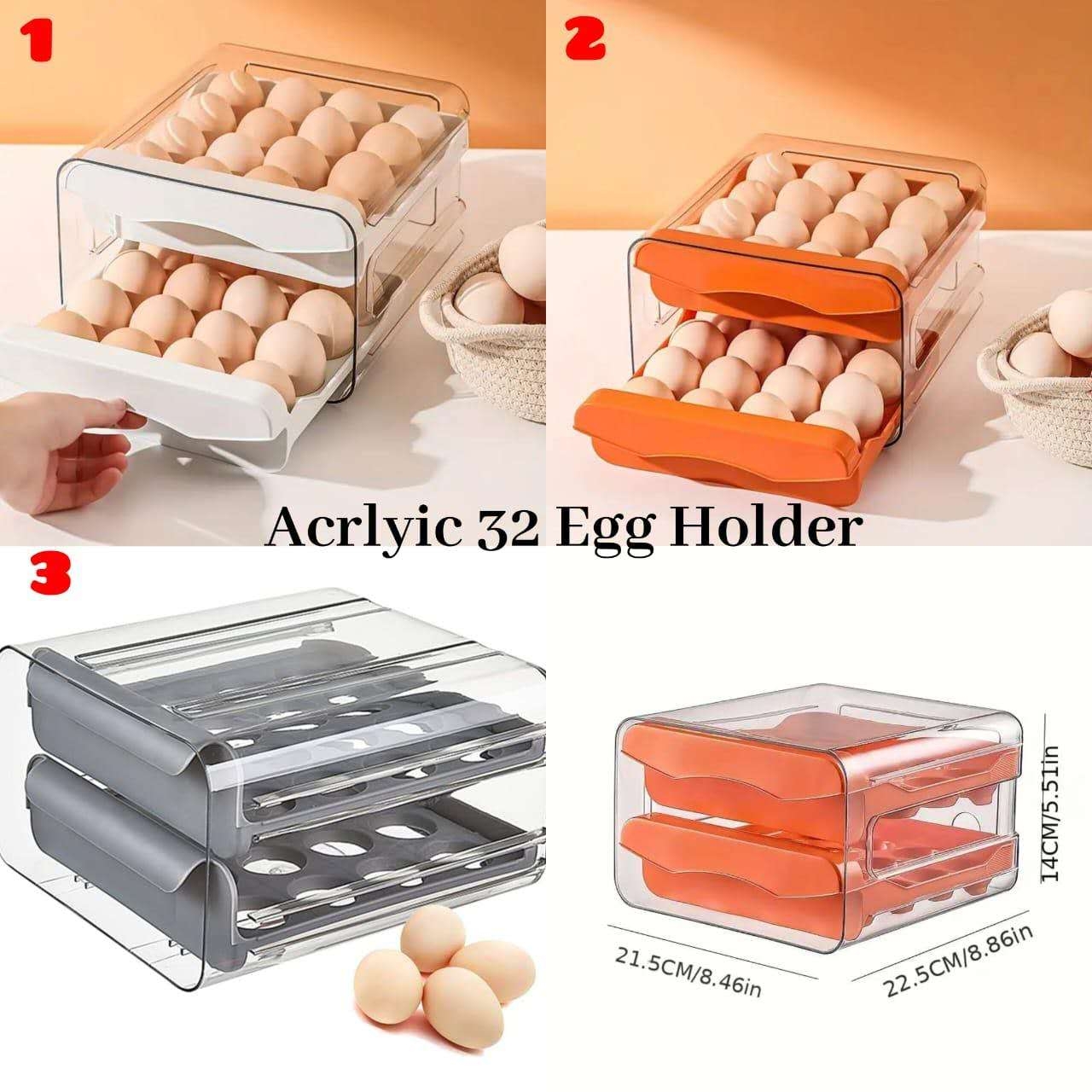 Acrylic egg tray