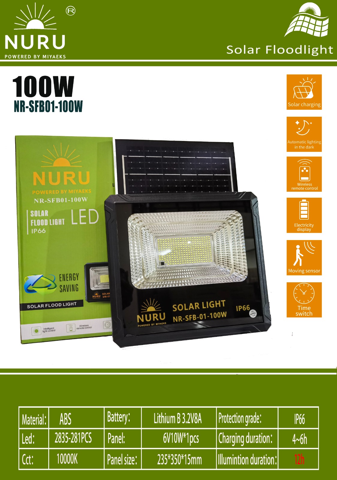 NURU Solar Floodlights