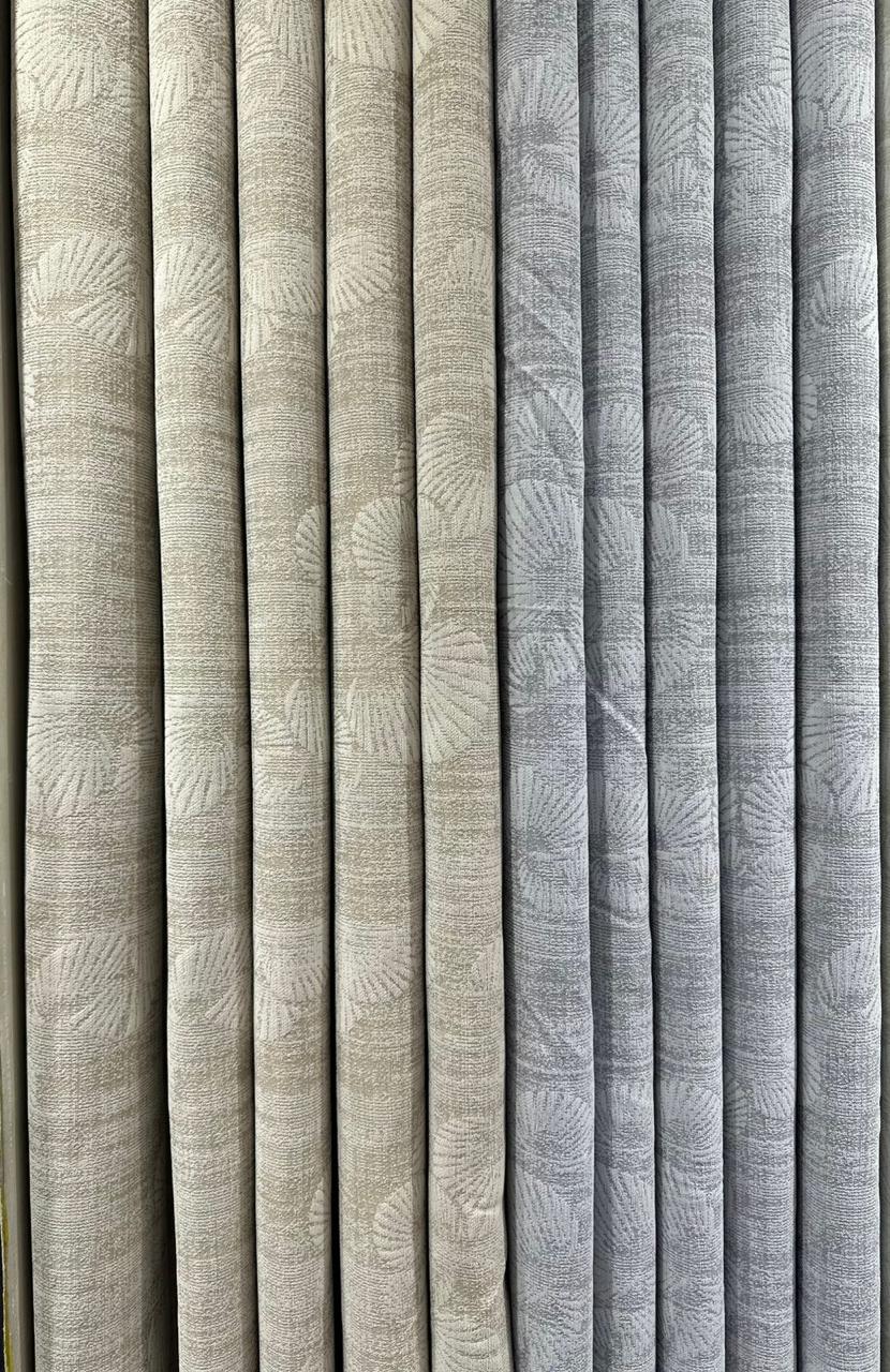 Seashell embossed curtains