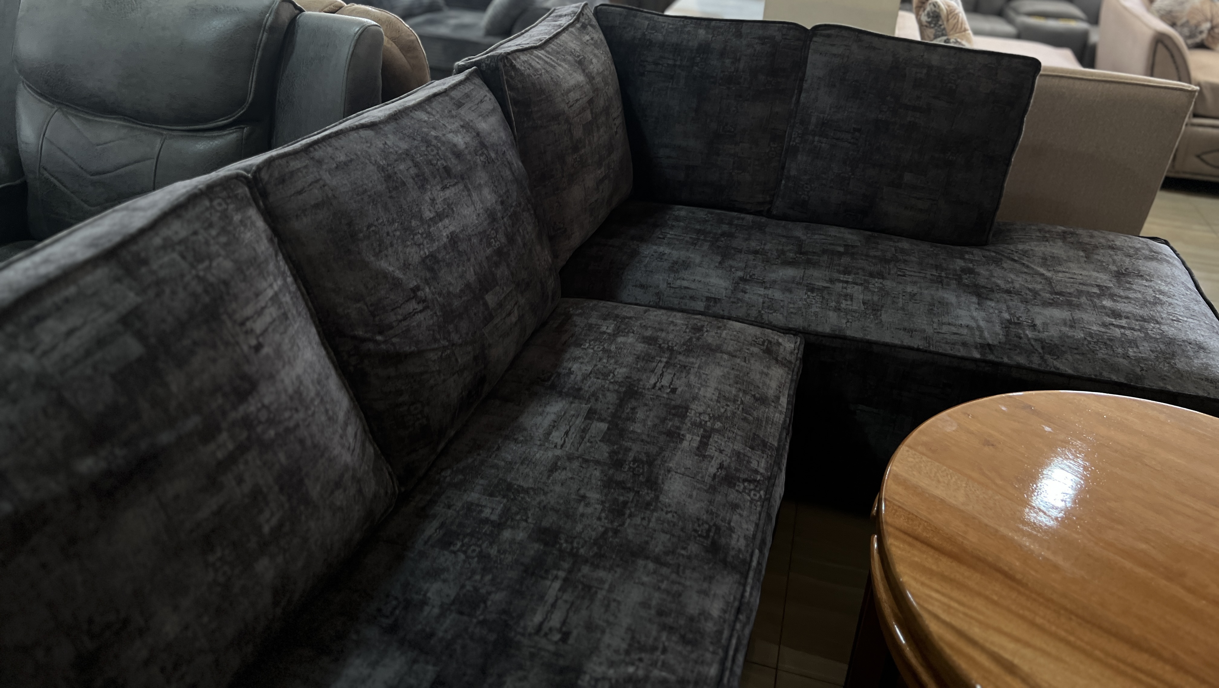 8 seater L seat
