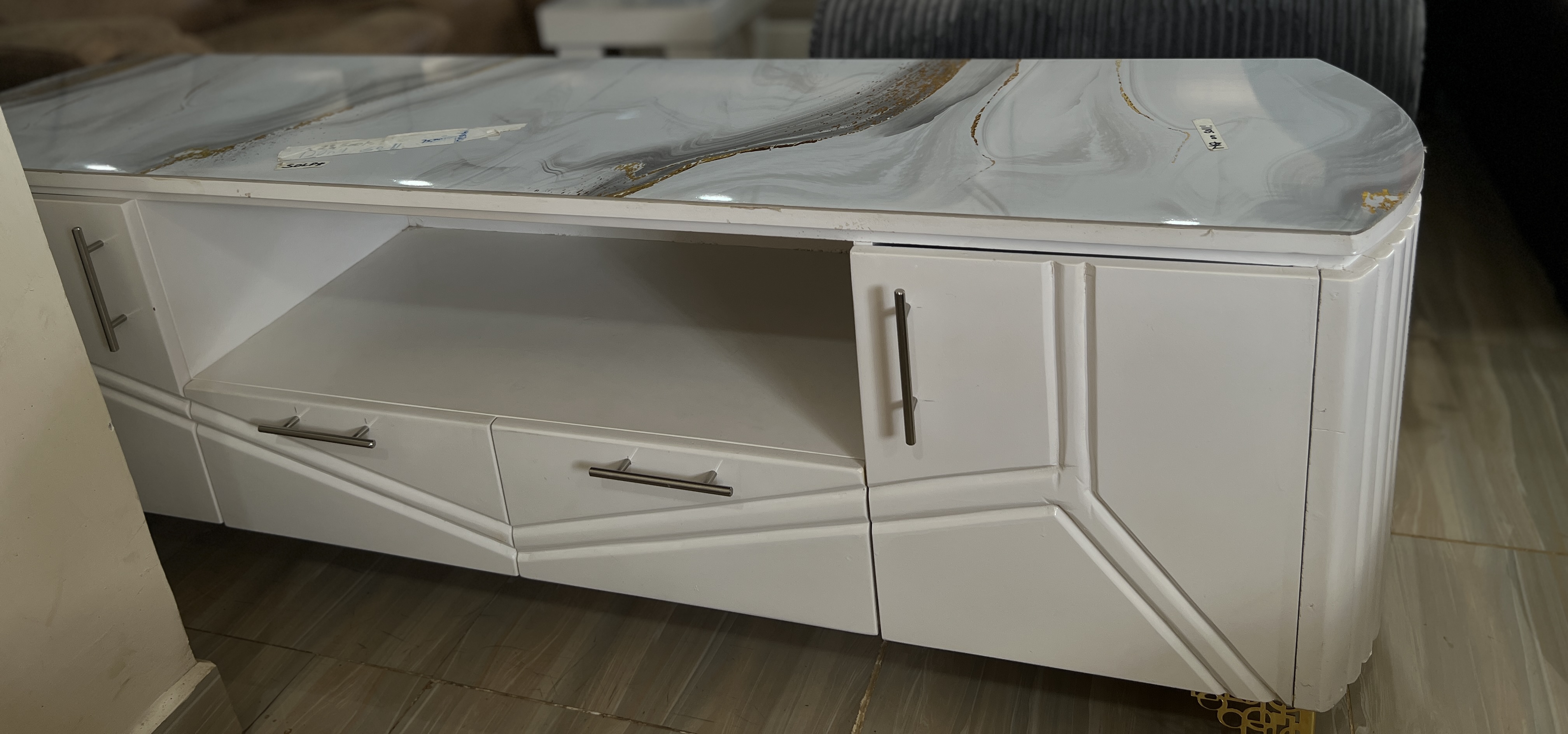 Marble TV Stand