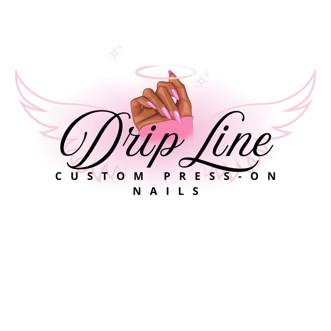 Dripline press-on nails