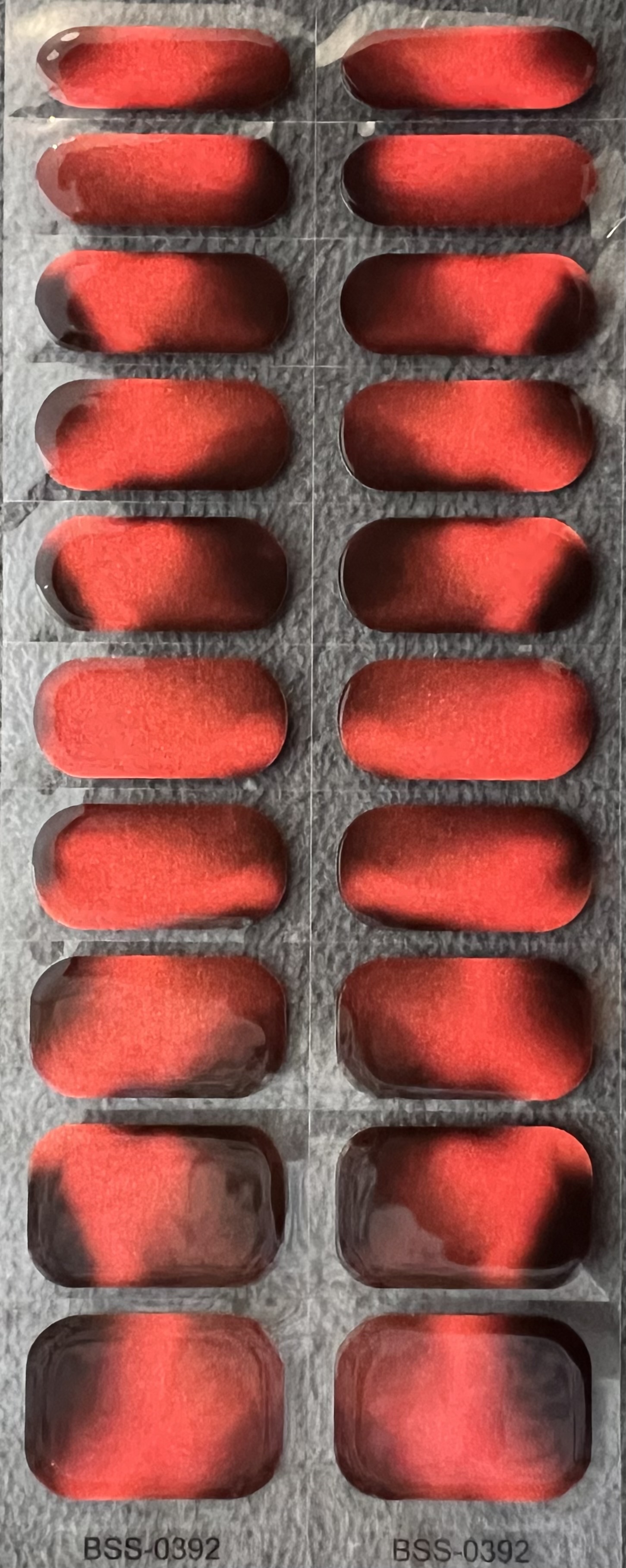 Mysterious Red with a touch of Black Stickers (BSS0392)