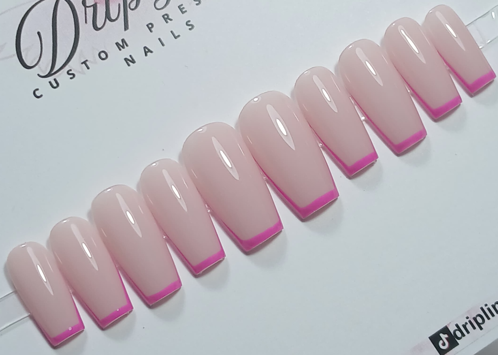 Almond W/ Pink Tips