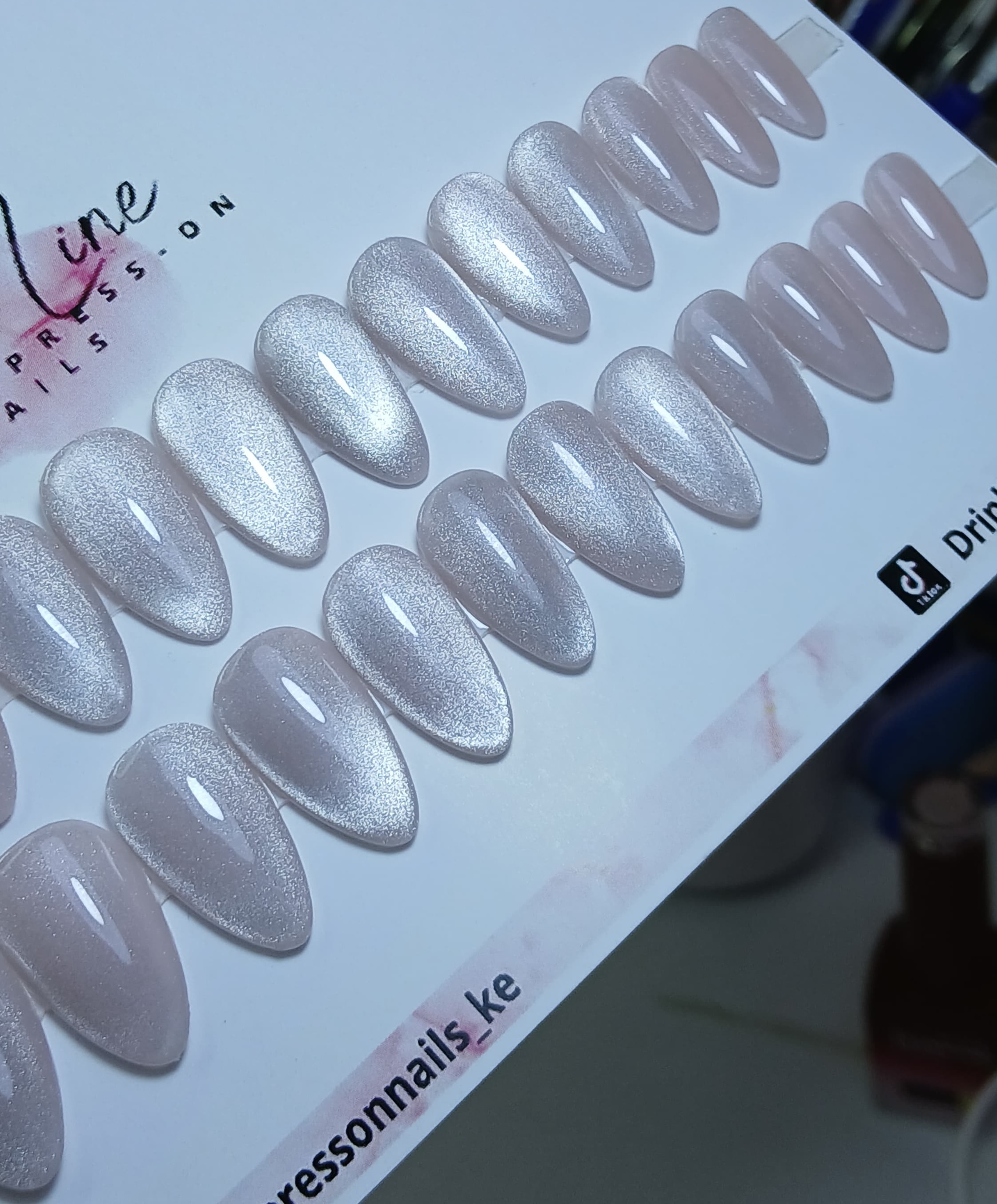 Plain White W/ Glitters