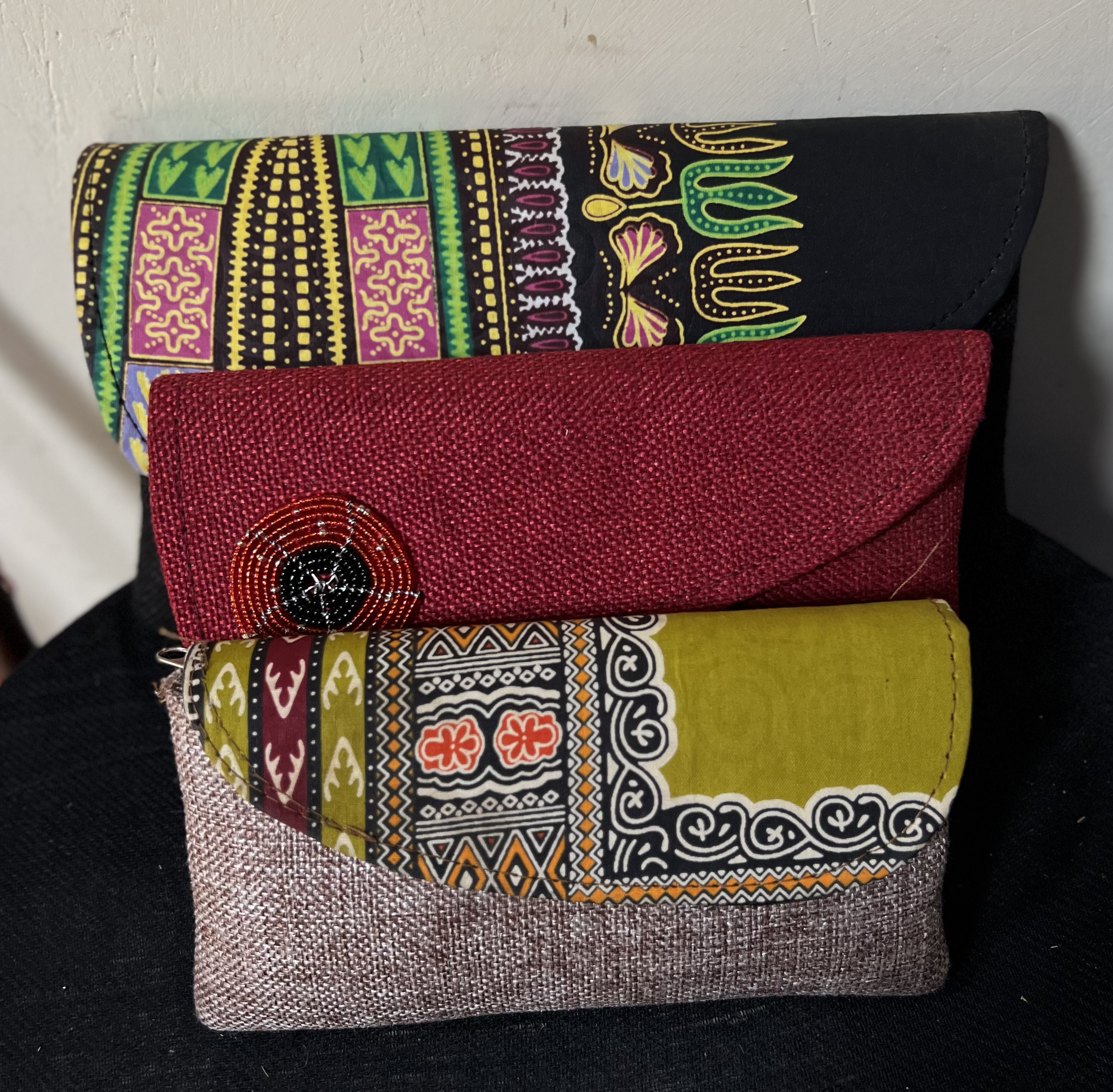 African print Purse