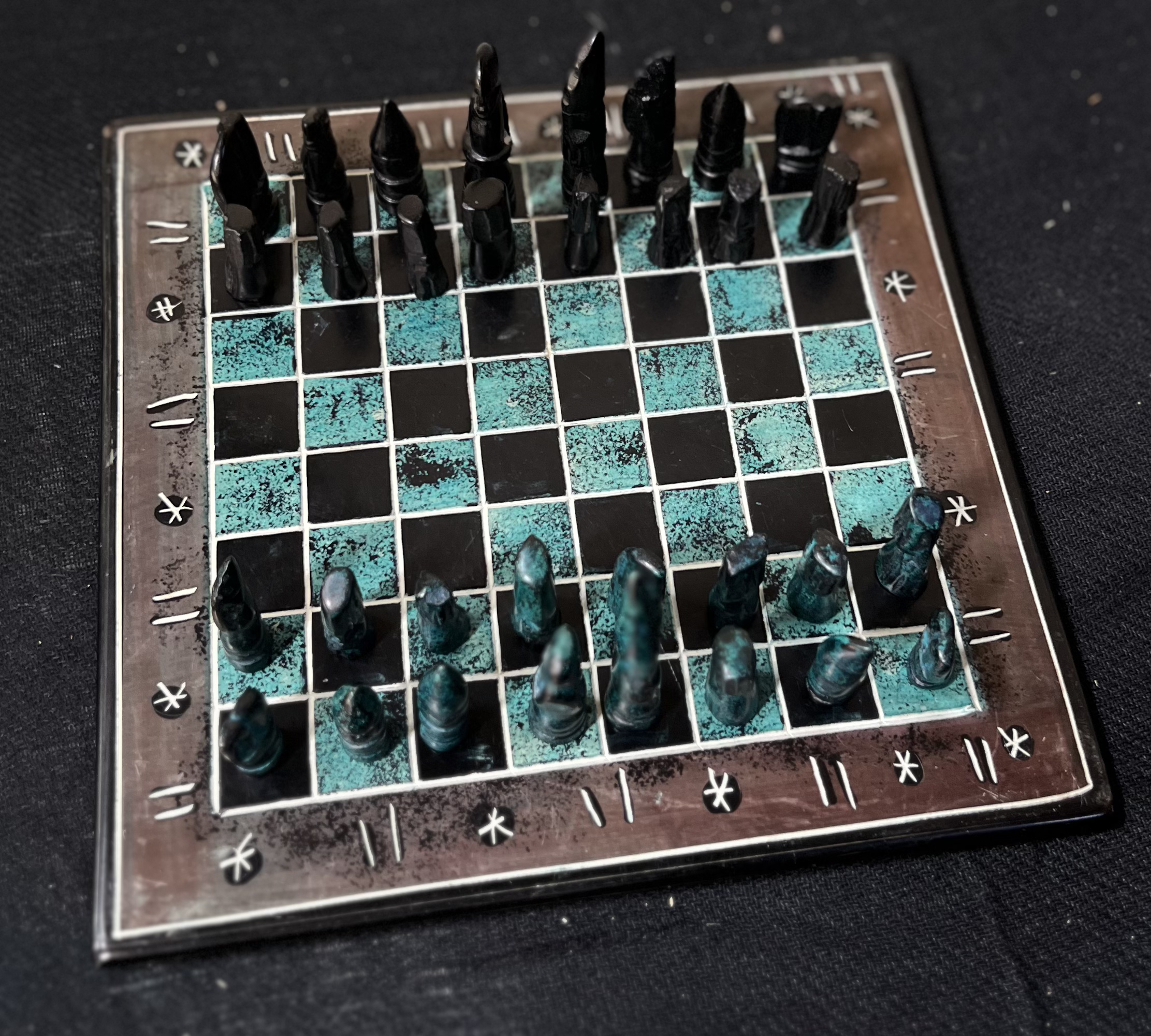 Soapstone Chessboard