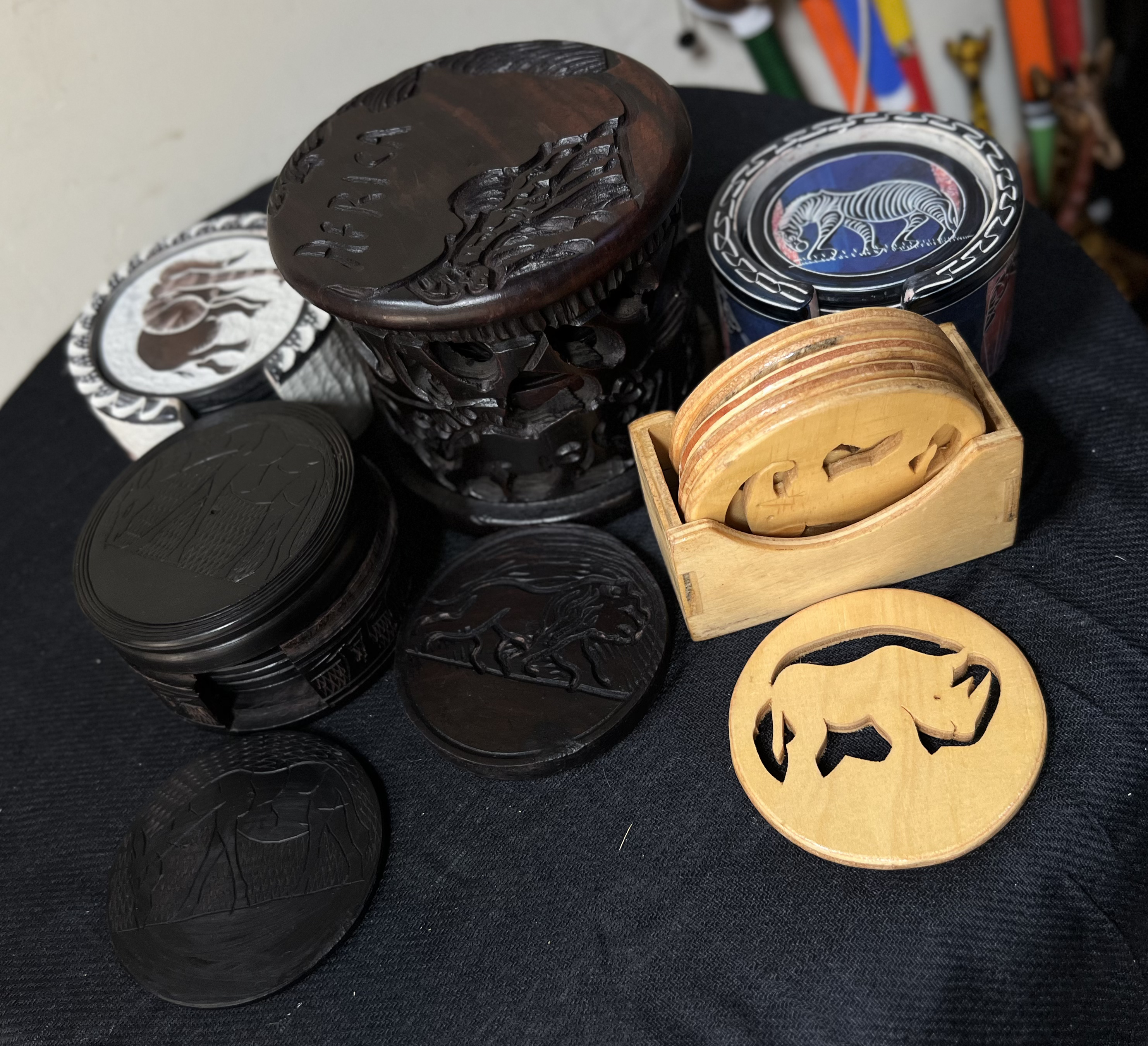 Wooden coasters