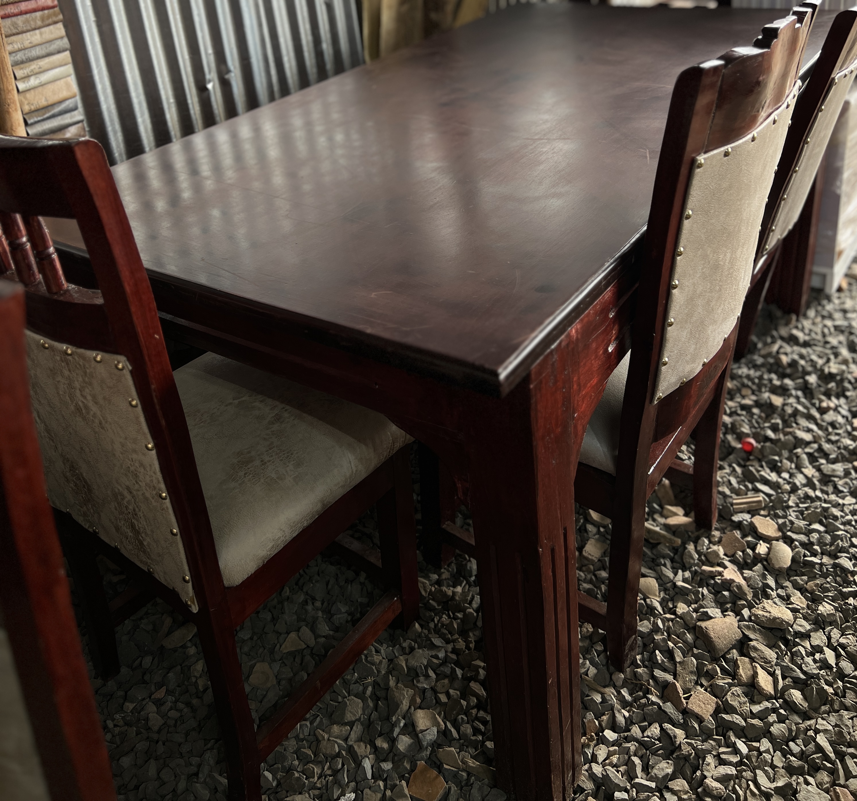 Rectangular dining table