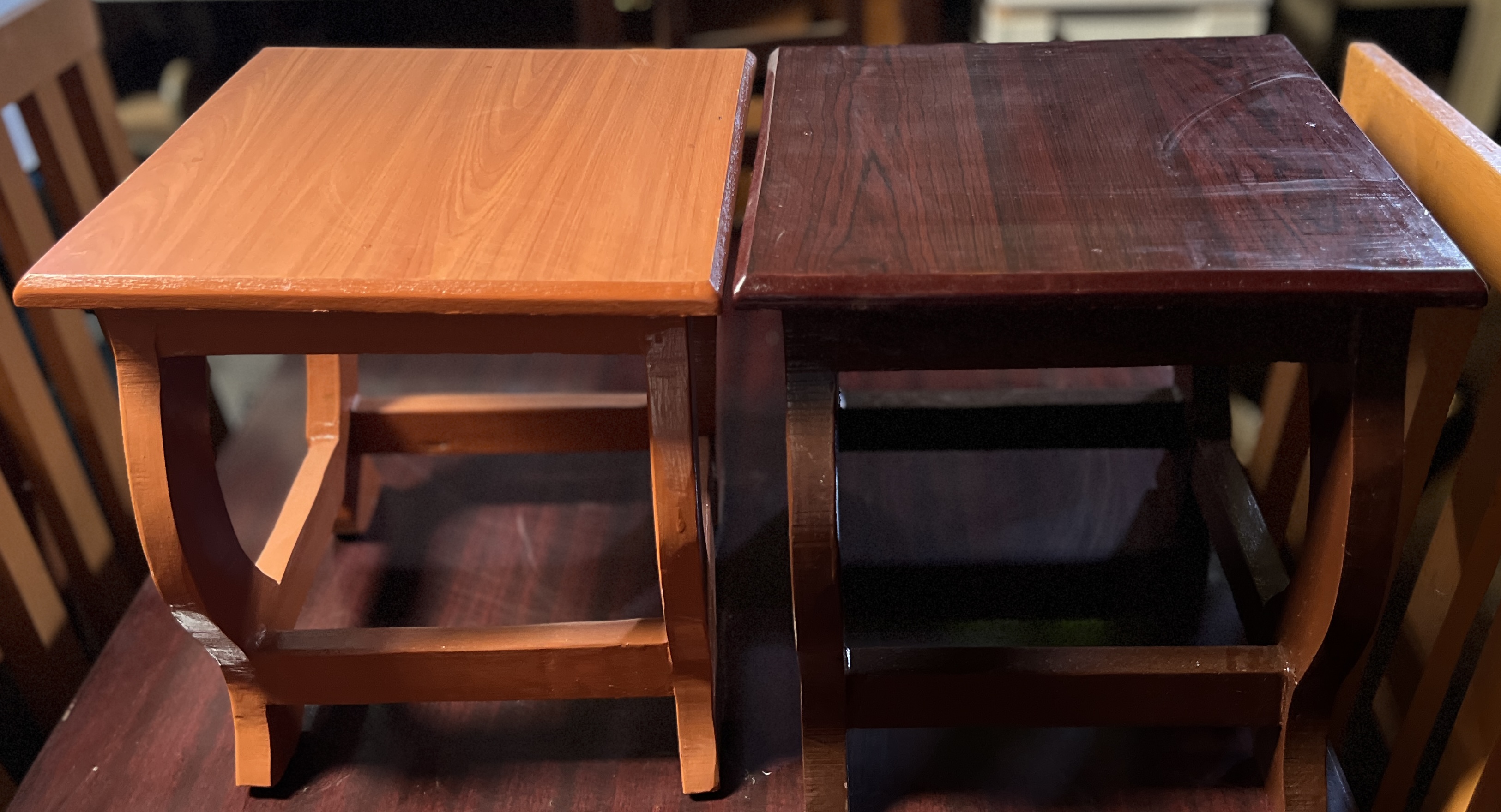 Wooden stool