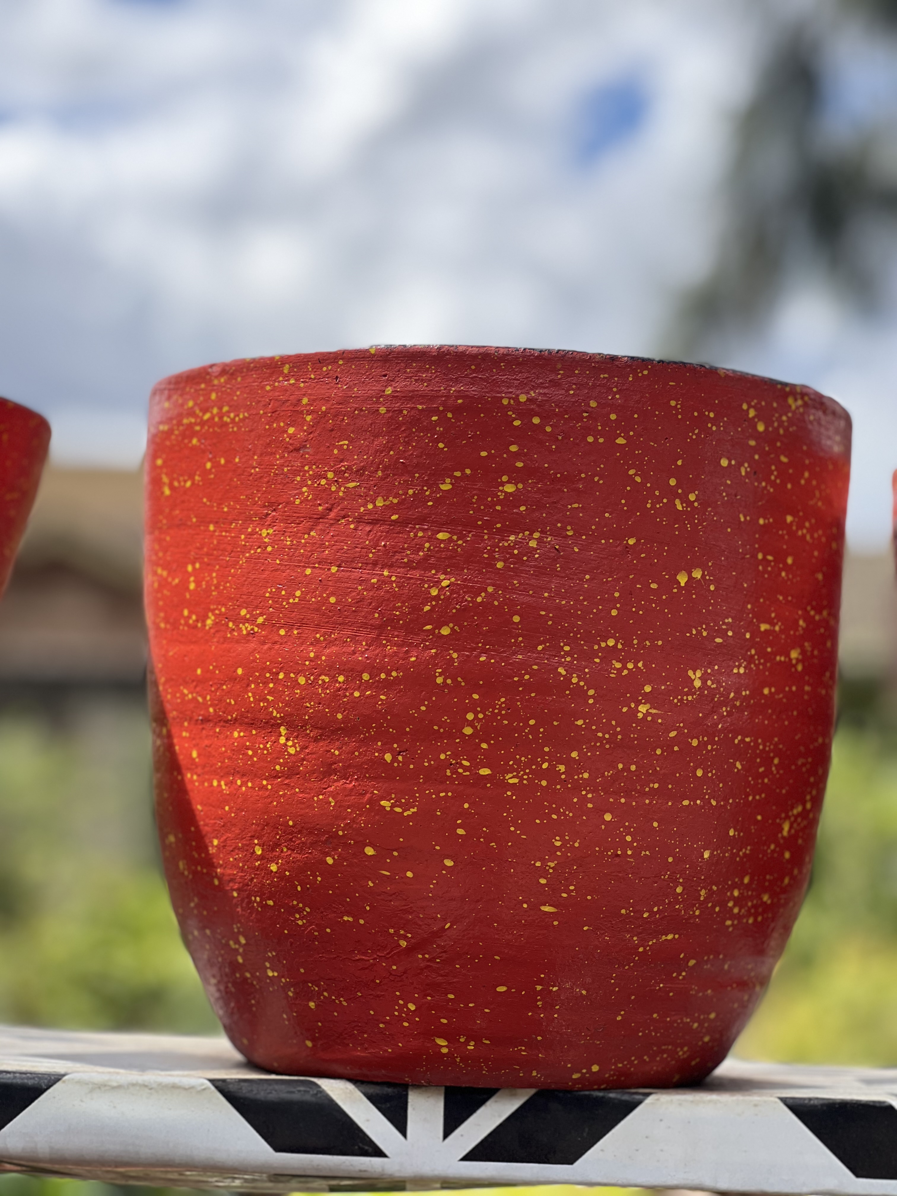 Plain colored with spots