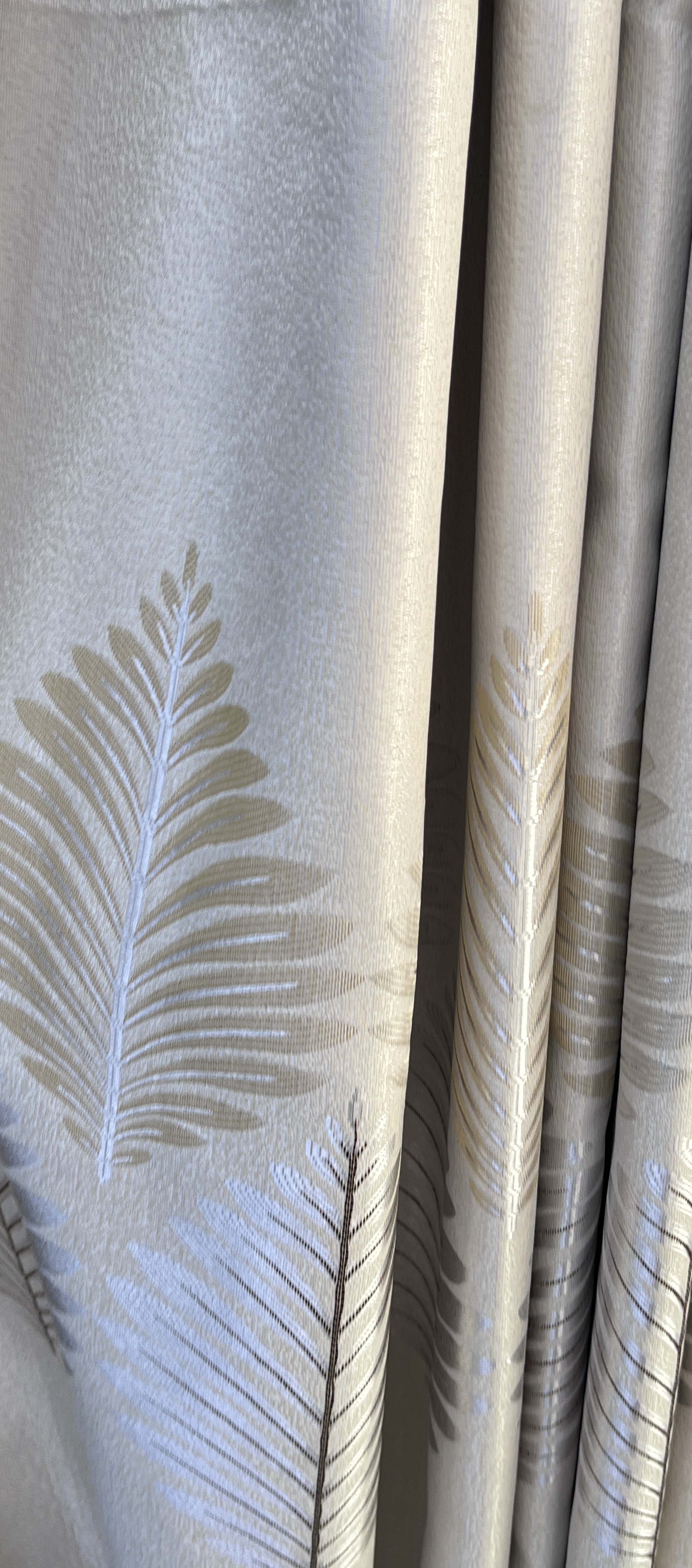 Floral curtains