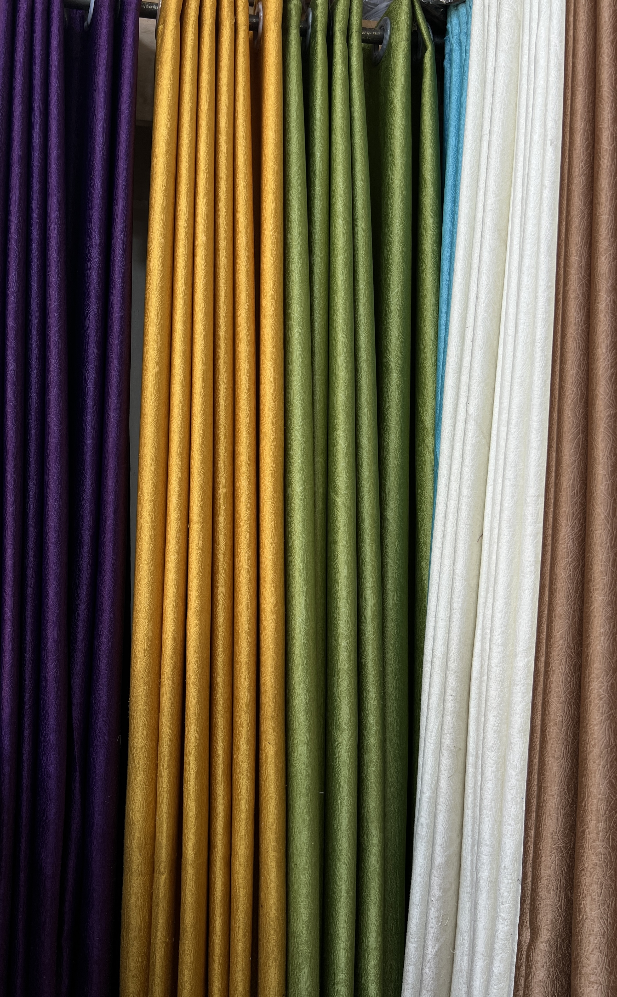 Plain curtains